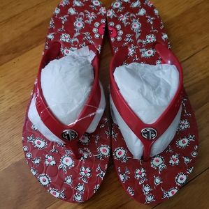 Coach Floral Rubber Slippers